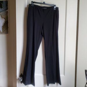Inc Black Mid Waist Stretch Trousers - Front Creese Pant, Size M 8-10
